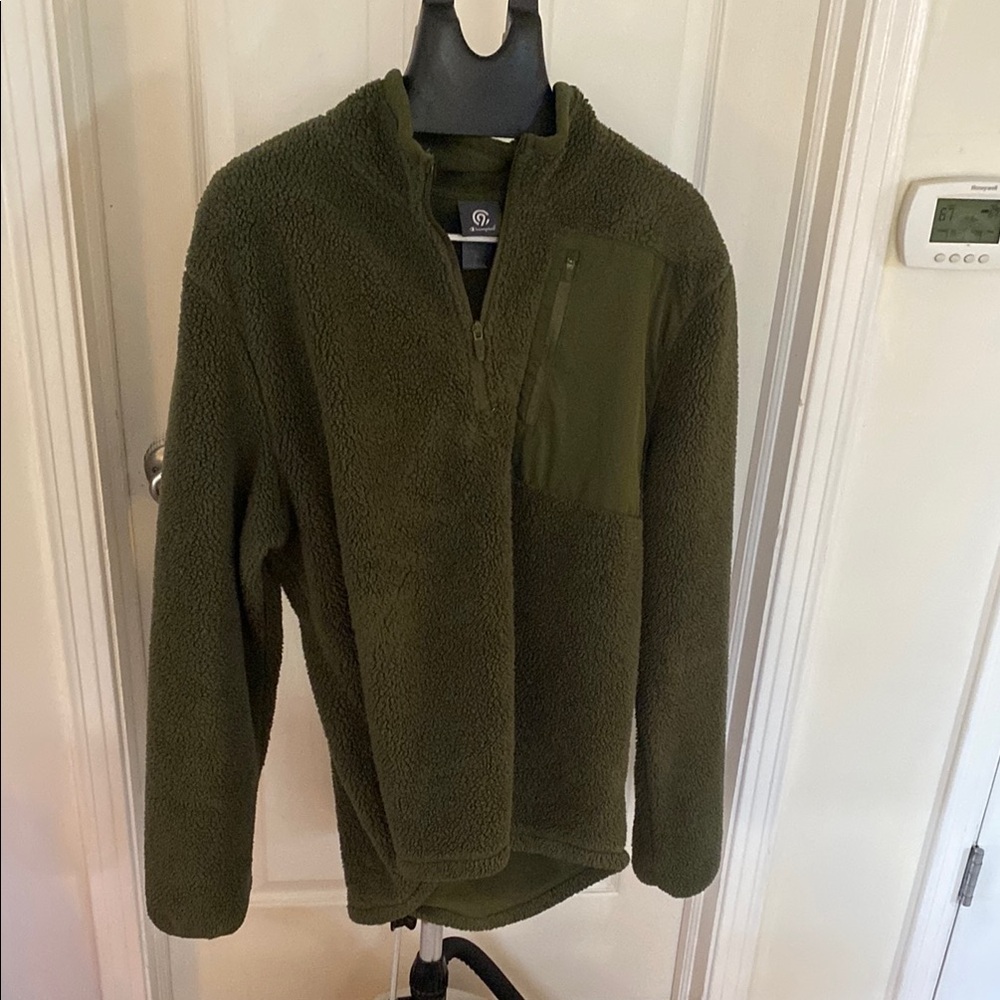 C9 by Champion Olive Green Zip Up Sweater
